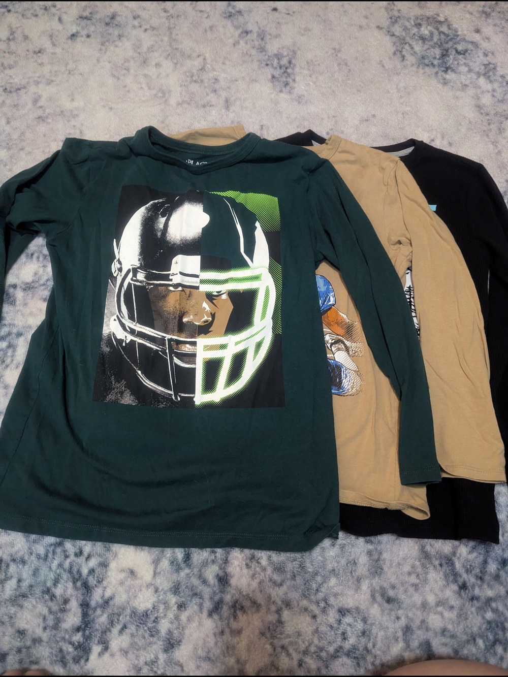 3-Kids Crewneck Long Sleeve Tee Bundle